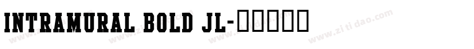 Intramural Bold JL字体转换